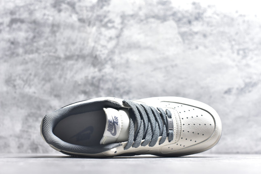 Nike Air Force 1 '07 Low Cream/Grey Swoosh Sneaker JP8028-074