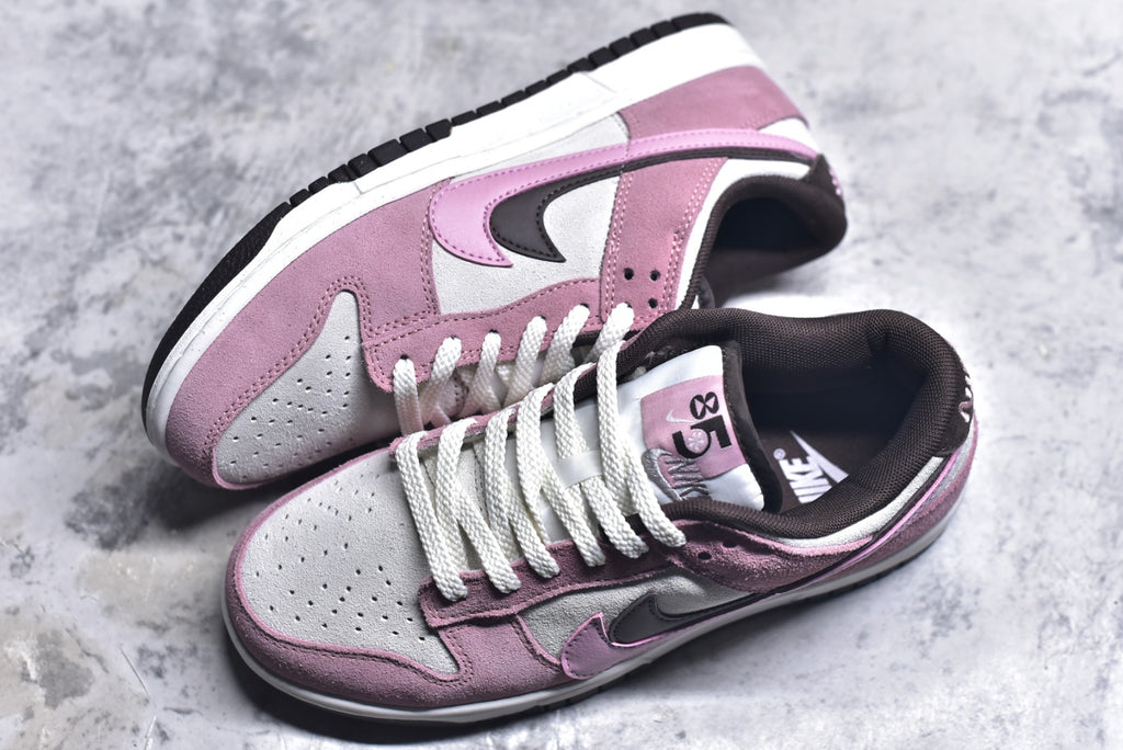 Nike Dunk Low Double Swoosh Low-Top Sneaker — Pink HV1799-161