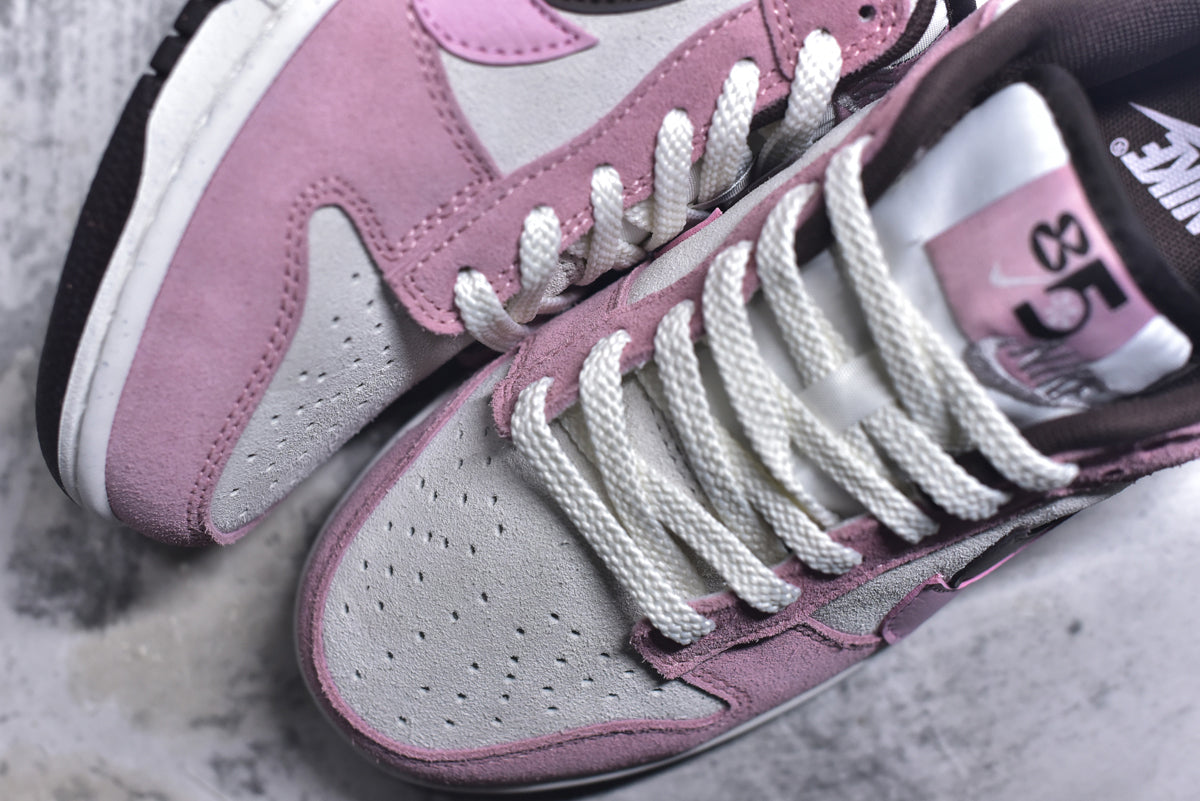 Nike Dunk Low Double Swoosh Low-Top Sneaker — Pink HV1799-161