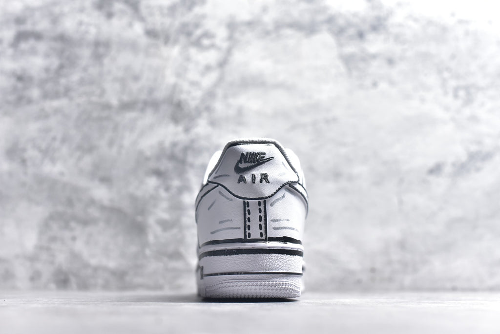 Nike Air Force 1 '07 Graffiti Low-Top Sneaker White CW2288-111
