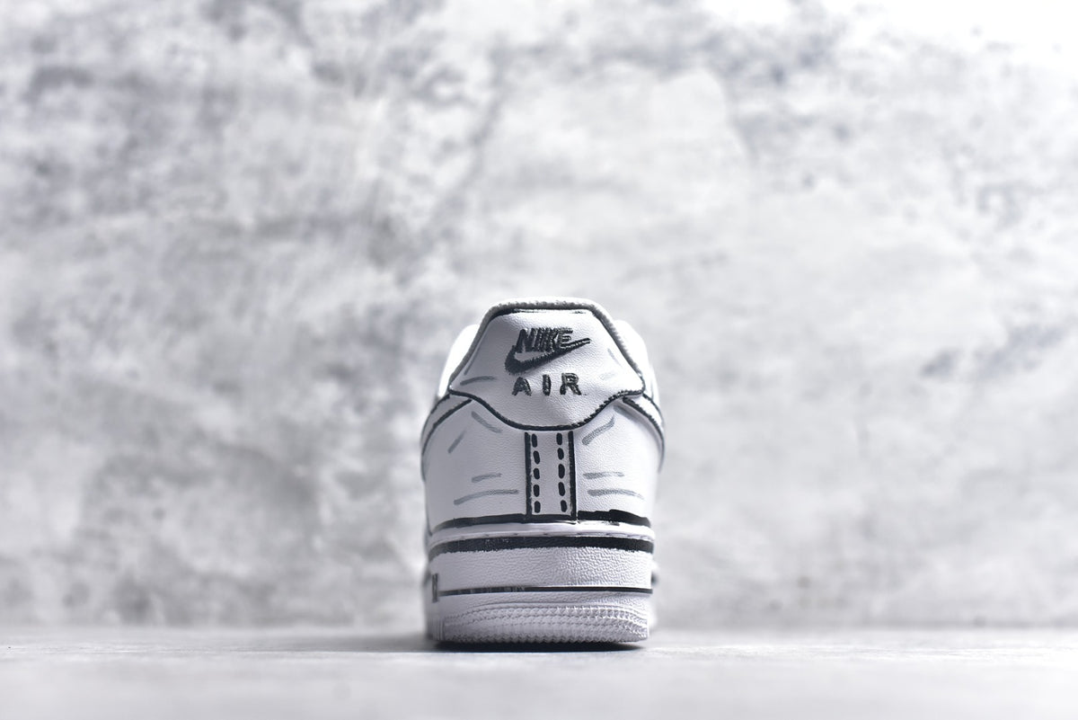 Nike Air Force 1 '07 Graffiti Low-Top Sneaker White CW2288-111