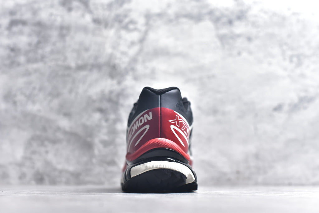 Salomon XT-6 Gore-Tex Waterproof Trail Running Shoe Black Red 479749