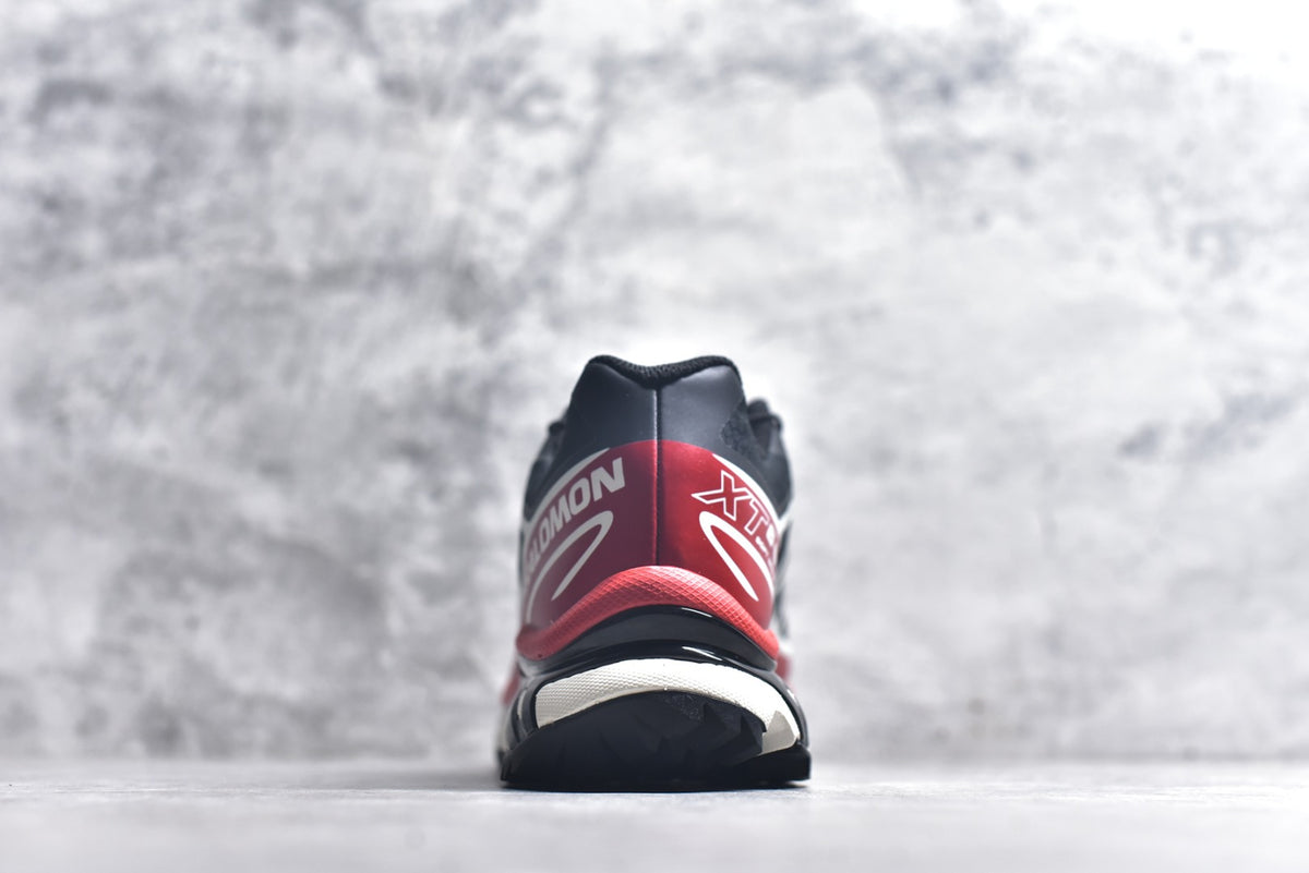 Salomon XT-6 Gore-Tex Waterproof Trail Running Shoe Black Red 479749
