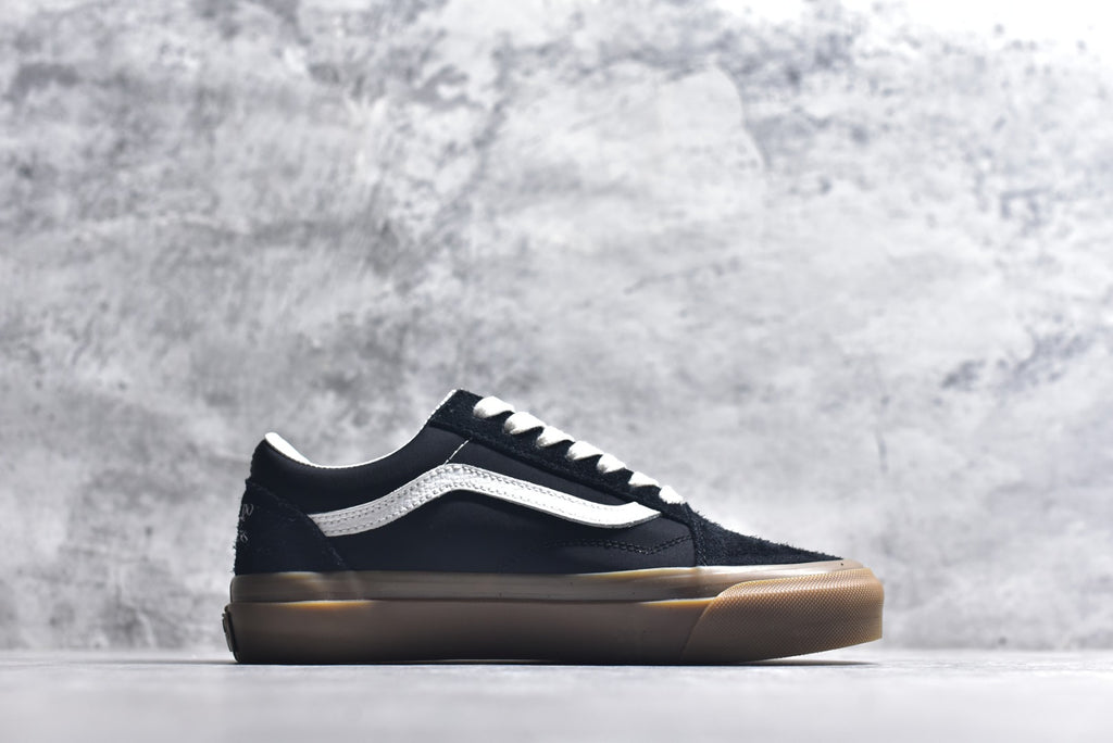 Vans Premium Old Skool 36 Artist Ink-Splash Distressed Skate Shoe – Black/White
