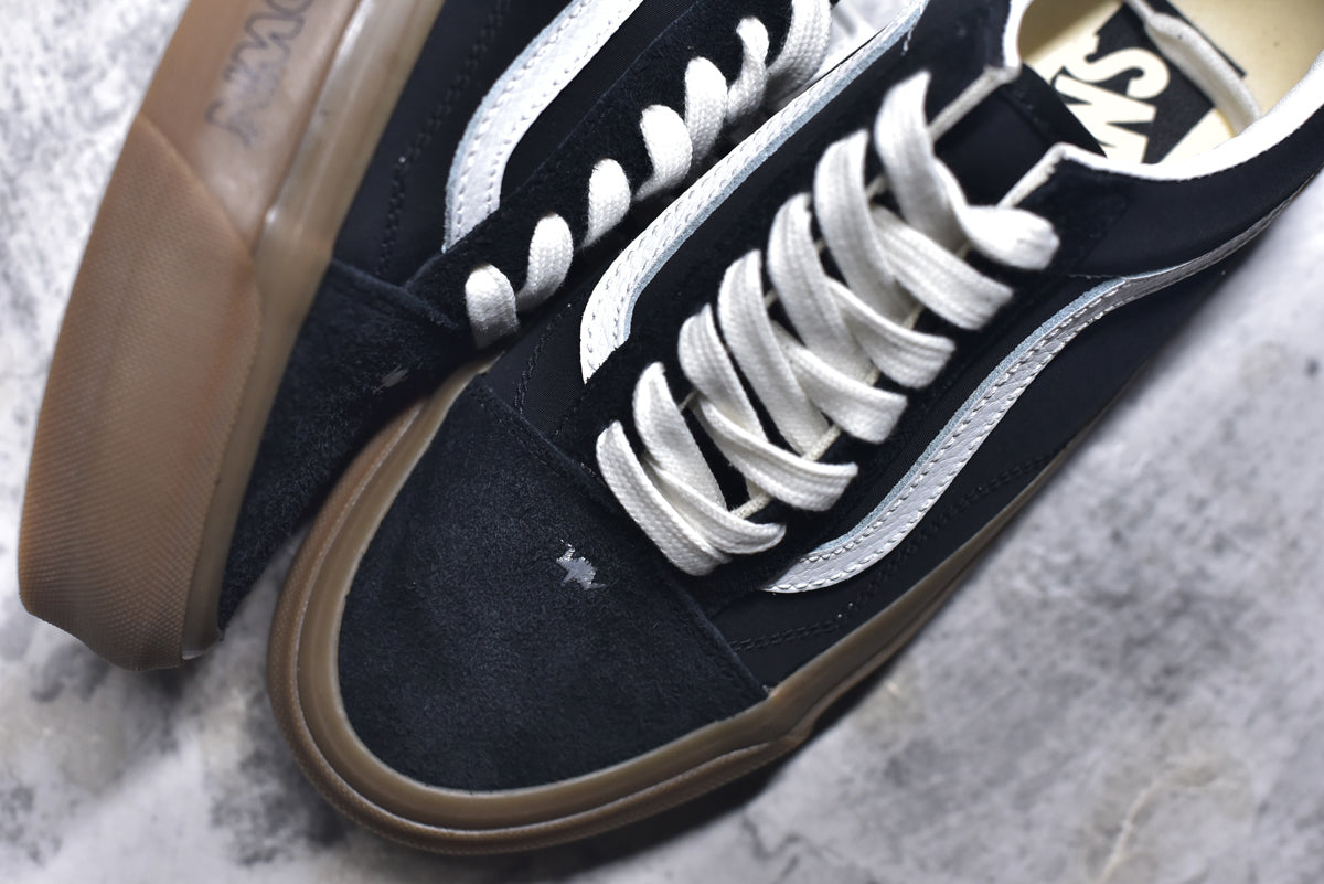 Vans Premium Old Skool 36 Artist Ink-Splash Distressed Skate Shoe – Black/White