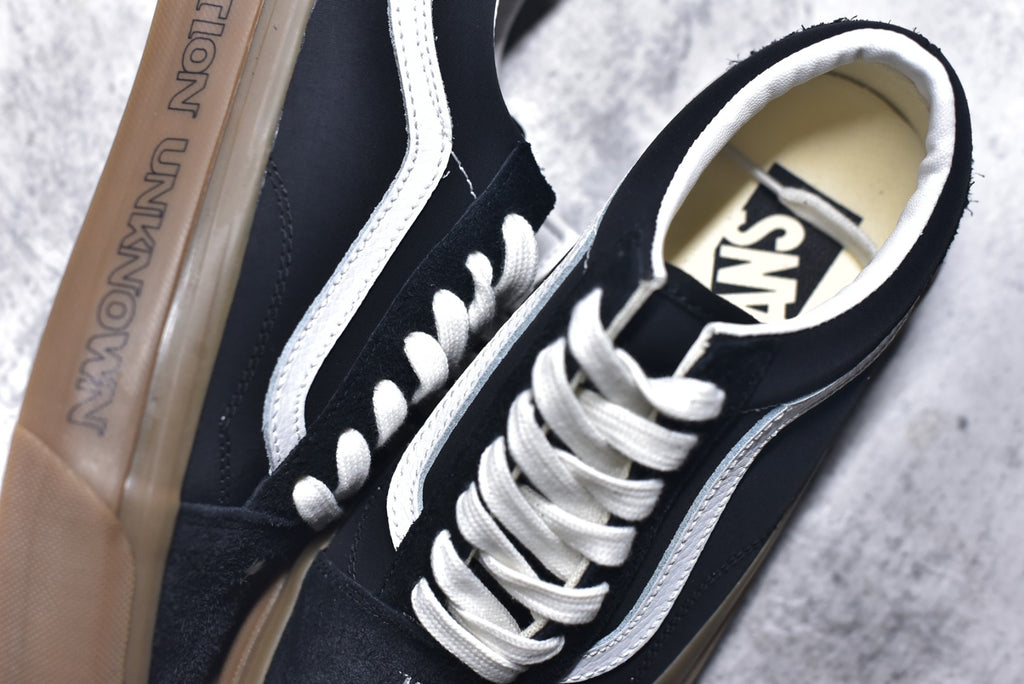 Vans Premium Old Skool 36 Artist Ink-Splash Distressed Skate Shoe – Black/White