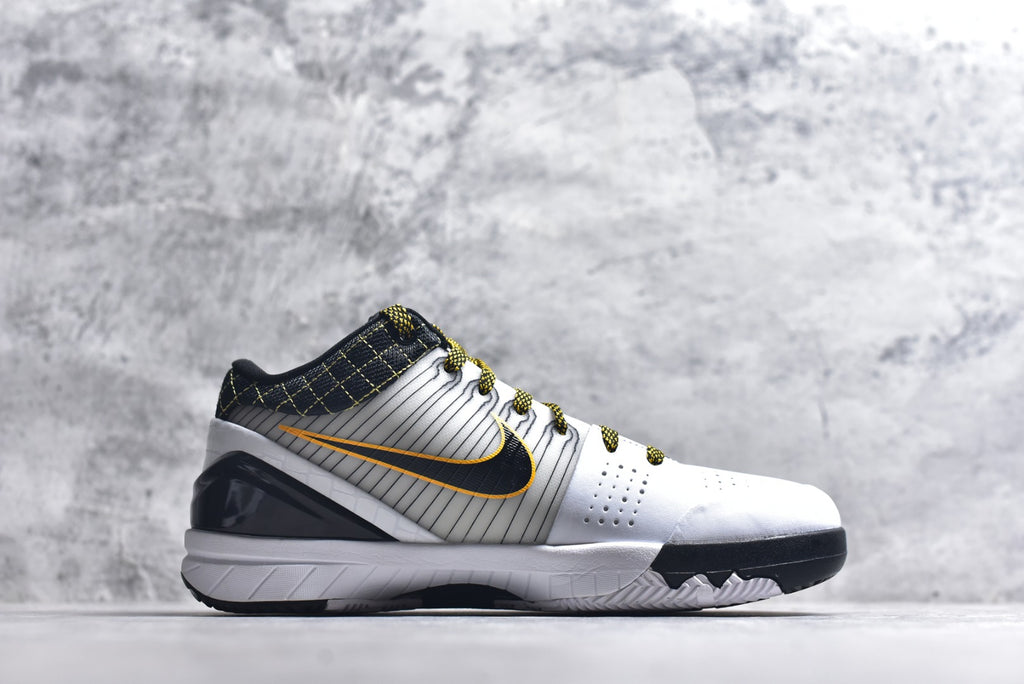 Nike Zoom Kobe 4 | Low-Top Performance Basketball Shoe – White (AV6339-101)