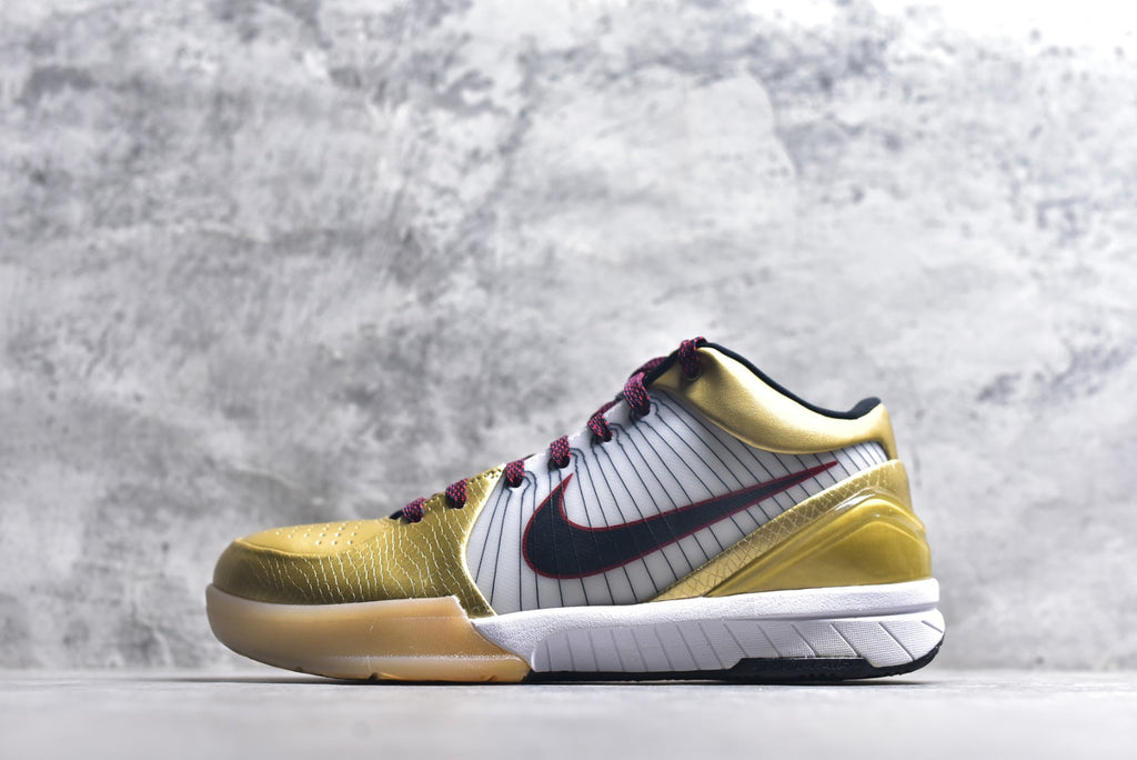 Nike Zoom Kobe 4 | Low-Top Performance Basketball Shoe – White (FQ3544-100)