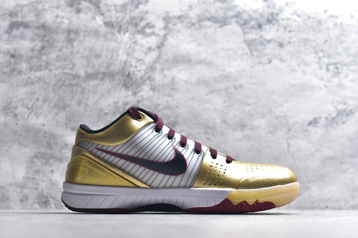 Nike Zoom Kobe 4 | Low-Top Performance Basketball Shoe – White (FQ3544-100)
