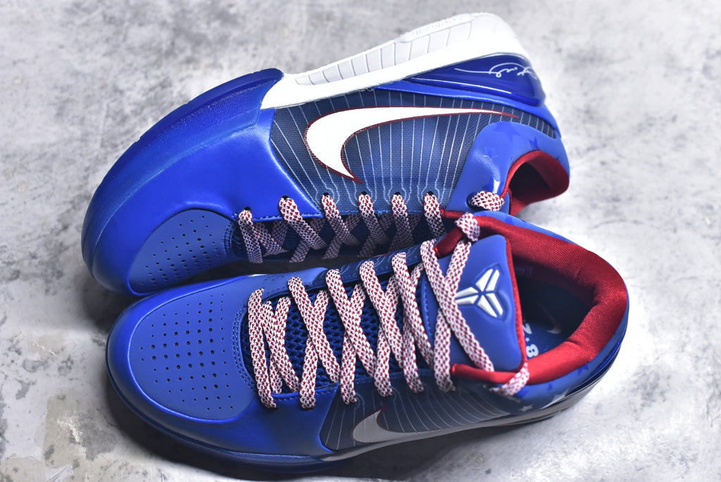 Nike Zoom Kobe 4 | Low-Top Performance Basketball Shoe – Navy/Blue (FQ3545-400)