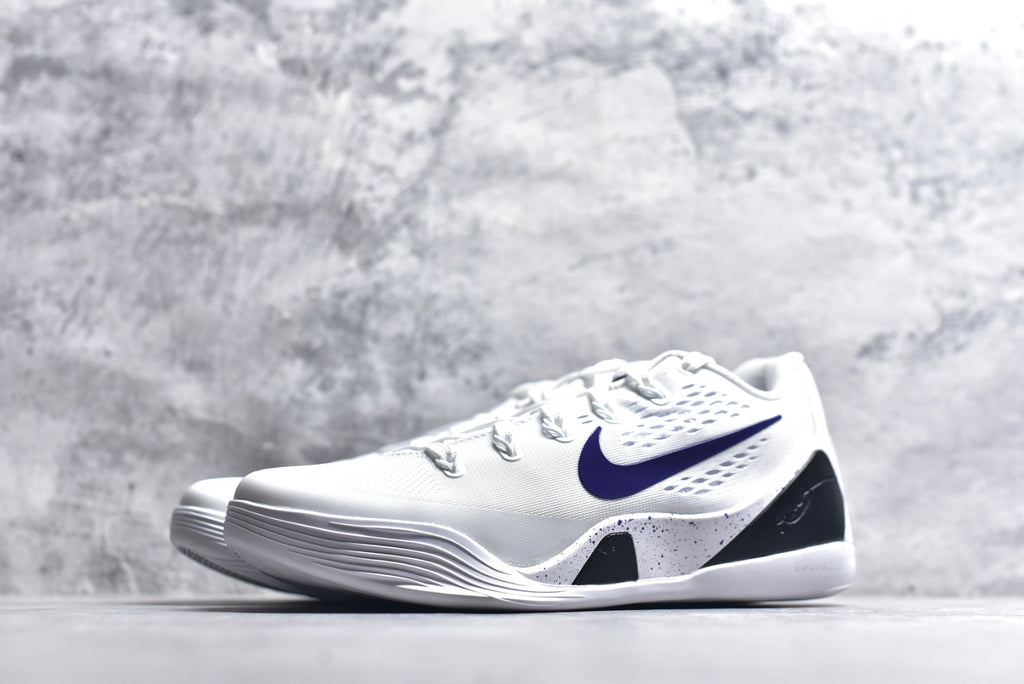 Nike Kobe 9 Elite Low EM Protro | Low-Top Basketball Shoe – White/Purple (IH1401-100)