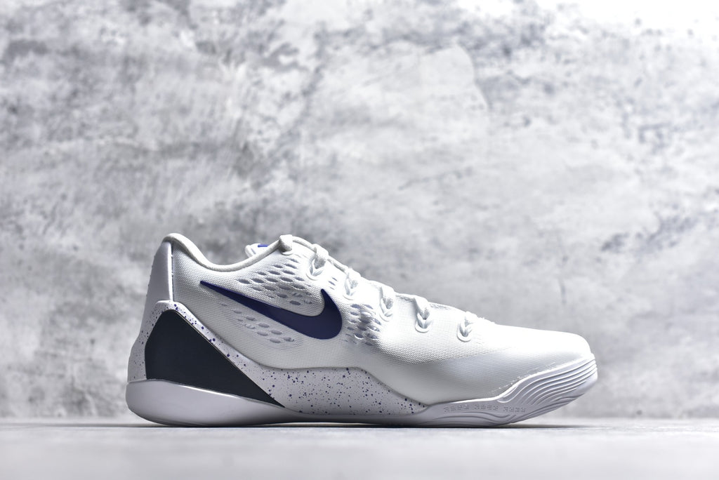 Nike Kobe 9 Elite Low EM Protro | Low-Top Basketball Shoe – White/Purple (IH1401-100)