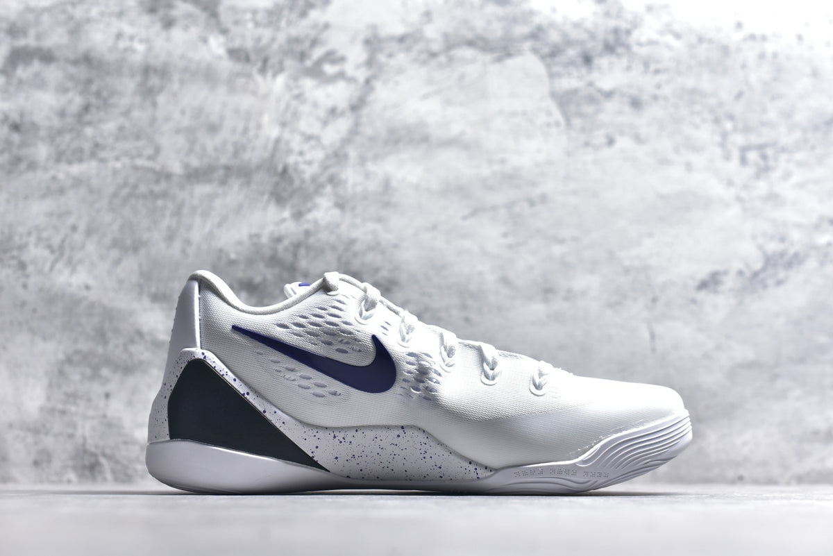 Nike Kobe 9 Elite Low EM Protro | Low-Top Basketball Shoe – White/Purple (IH1401-100)