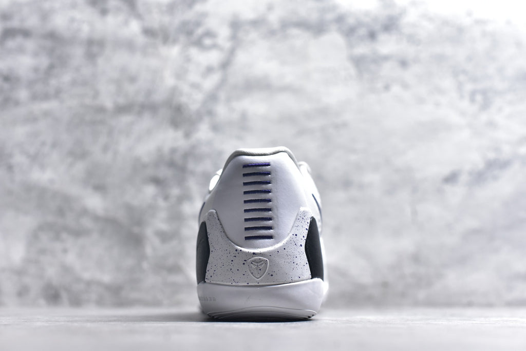 Nike Kobe 9 Elite Low EM Protro | Low-Top Basketball Shoe – White/Purple (IH1401-100)