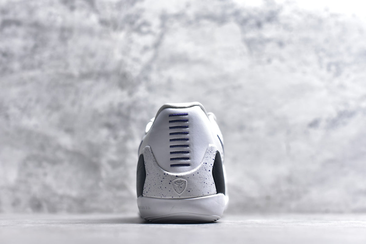 Nike Kobe 9 Elite Low EM Protro | Low-Top Basketball Shoe – White/Purple (IH1401-100)