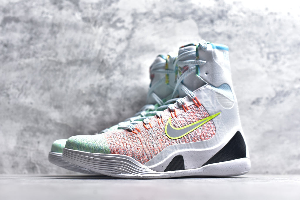 Nike Kobe 9 Elite Protro | High-Top Performance Basketball Shoe – White/Multi (FZ7335-101)