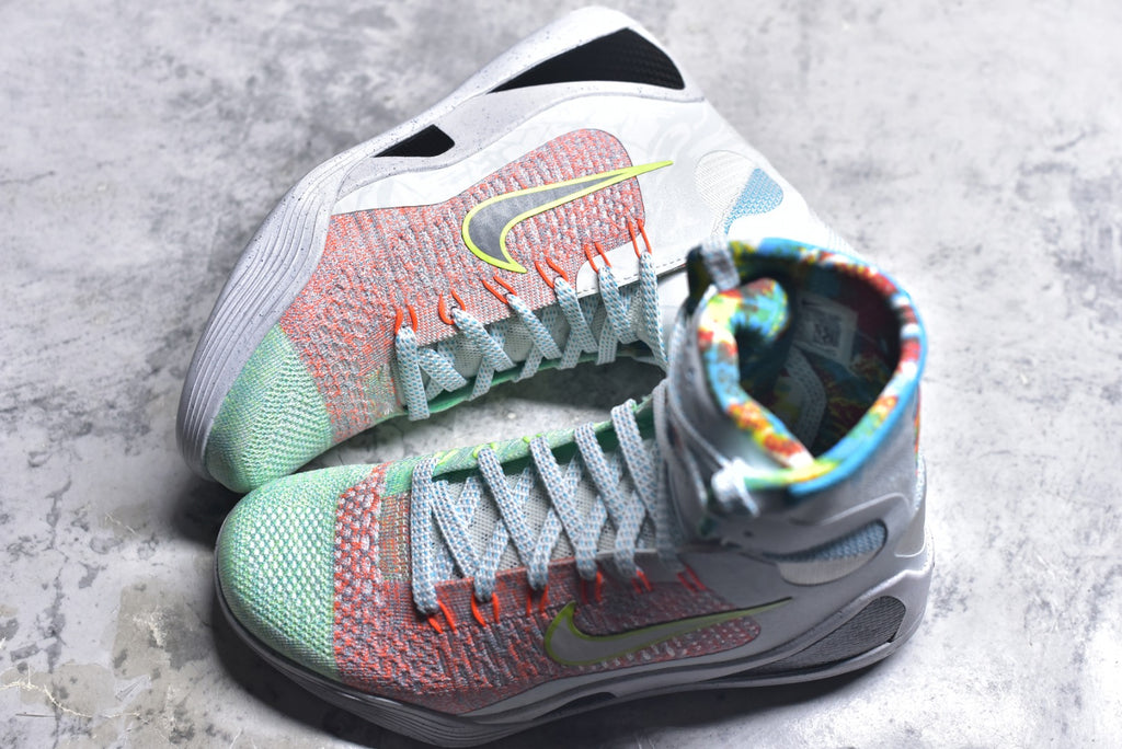 Nike Kobe 9 Elite Protro | High-Top Performance Basketball Shoe – White/Multi (FZ7335-101)