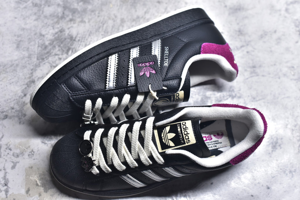 Teenage Mutant Ninja Turtles x Adidas Originals Superstar “Master Splinter” | Low-Top Casual Skate Shoe – Black/Silver/Red (IH7767)