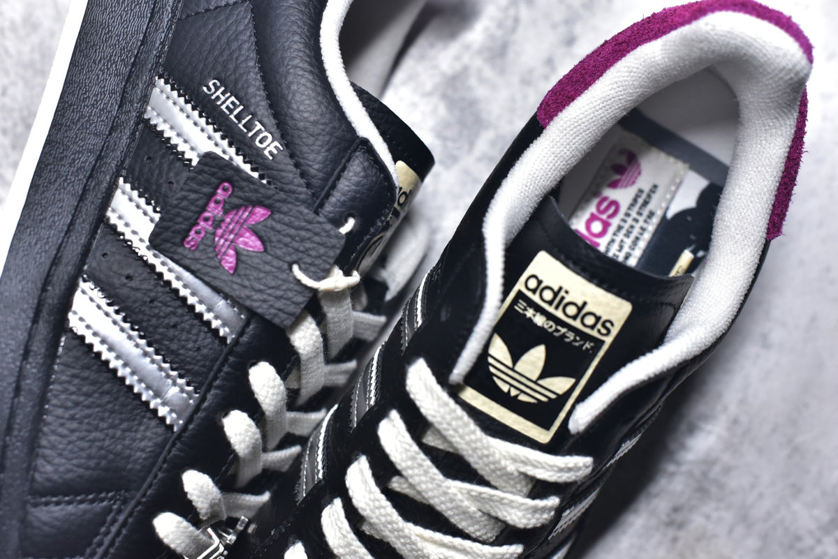 Teenage Mutant Ninja Turtles x Adidas Originals Superstar “Master Splinter” | Low-Top Casual Skate Shoe – Black/Silver/Red (IH7767)