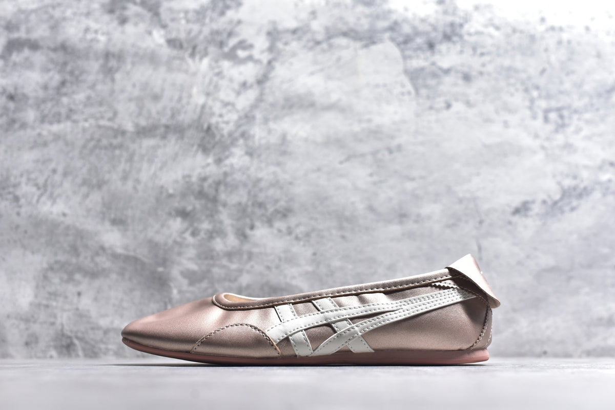 Onitsuka Tiger GYMNARINA Women's Rose Gold Mary Jane Shoes