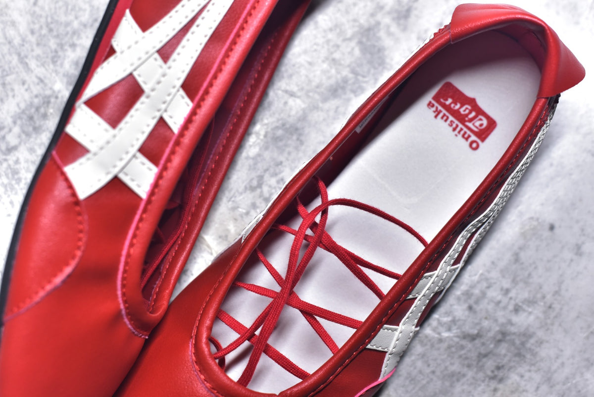 Onitsuka Tiger GYMNARINA Women's Red Mary Jane Shoes