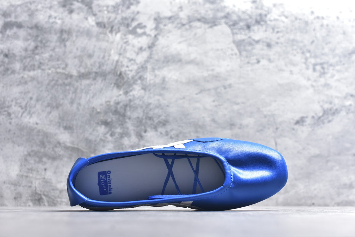 Onitsuka Tiger GYMNARINA Women's Blue Mary Jane Shoes