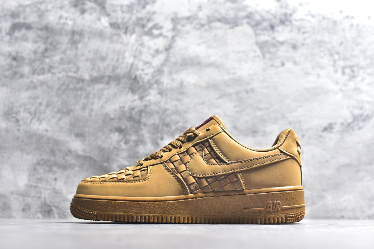 Nike Air Force 1 Low Woven Wheat Sneakers IM5755-700