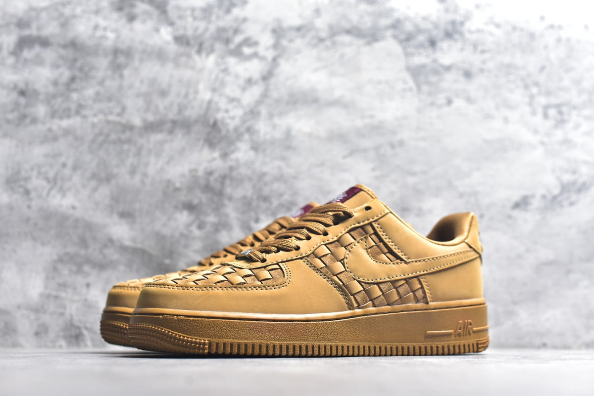 Nike Air Force 1 Low Woven Wheat Sneakers IM5755-700