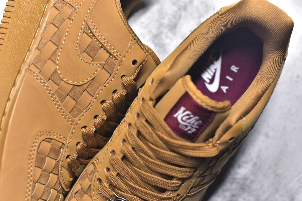 Nike Air Force 1 Low Woven Wheat Sneakers IM5755-700