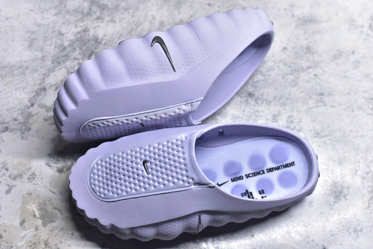 Nike Mind 001 Taro Purple Closed-Toe Massage Slides HQ4309-500