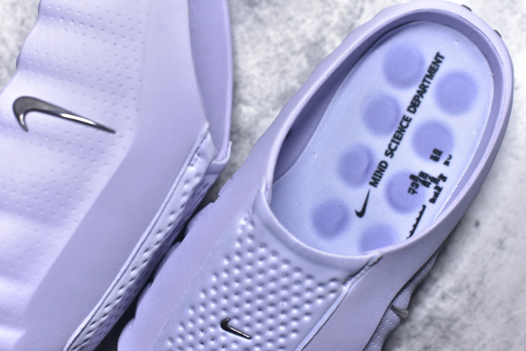 Nike Mind 001 Taro Purple Closed-Toe Massage Slides HQ4309-500