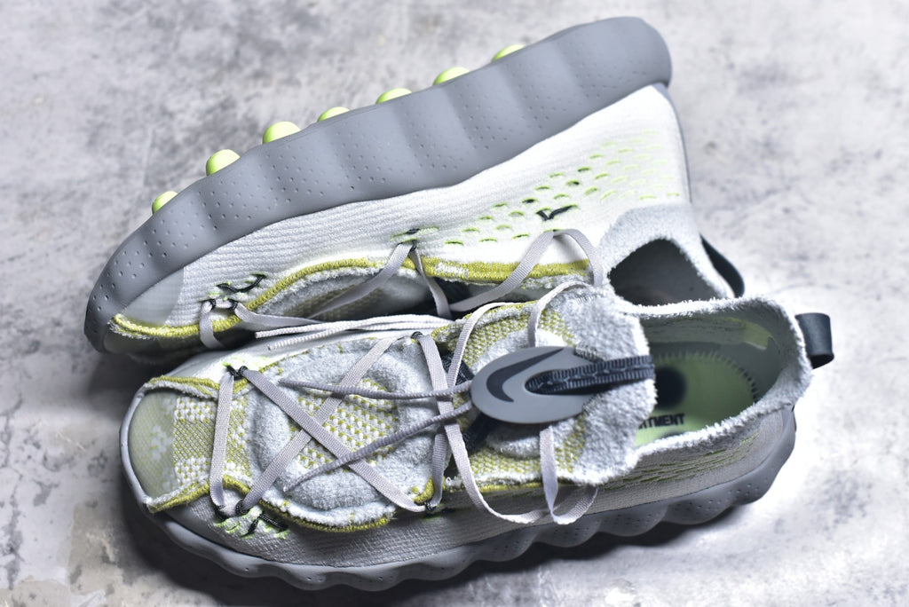 Nike Mind 002 Flyknit White Green Massage-Style Training Sneakers IR2176-100