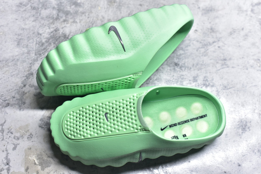 Nike Mind 001 Closed-Toe Massage Slides – Unisex Cucumber Green | Style No. HQ4307-302