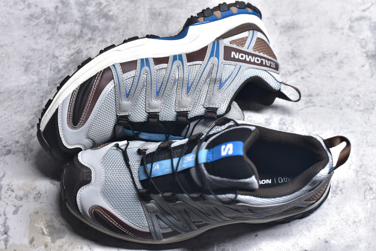 Salomon XA Pro 3D Lightweight Outdoor Technical Shoe – Unisex Grey/Blue | Style No. 454735