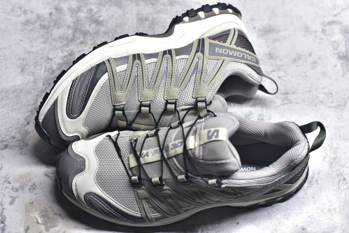 Salomon XA Pro 3D Lightweight Outdoor Technical Shoe – Unisex Grey/Green | Style No. 454852