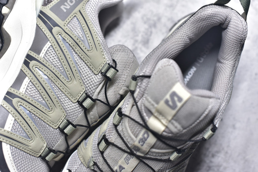 Salomon XA Pro 3D Lightweight Outdoor Technical Shoe – Unisex Grey/Green | Style No. 454852
